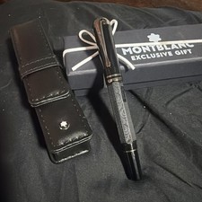 MONTBLANC Meisterstück Solitaire Blue Hour LeGrand Fountain Pen 146 Vip Gold Bid picture