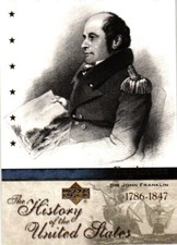 Explorers Sir John Franklin 1786-1847 History of the United States Card picture