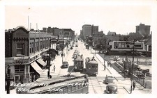 RPPC Eleventh Ave Looking South Regina SASK c1910 Old Streetcars Photo Postcard picture