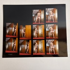 Famous Artist Garcelle Beauvais Photo Contact Sheet Original 12x10 Kodak picture