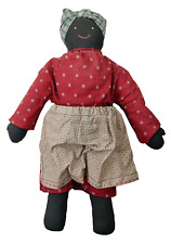 Vintage AA Black Americana 16-inch Handcrafted Fabric Doll picture