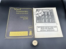 Coca-Cola Black Treasures Negro Life and History Study Teacher's Guide 1969 picture