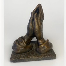 VTG Marwal Sculpture Sculpture Albrecht Durer Praying Hands Chalkware Art 11x9 picture