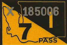 1971 WASHINGTON Vinyl Sticker Decal -CAR/Passenger License Plate Reg.TAB TAG-New picture