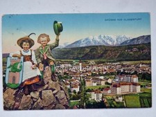 KLAGENFURT Grusse aus Karnten Tyrolean children Austria AK postcard picture