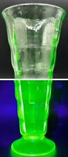 Paden City Party Line Green Parfait Soda Glass Depression picture