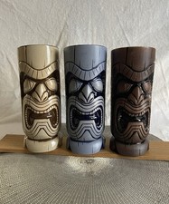Rare Set/3- 2017 Muntiki Hanalei Tribute Mugs Tiki Oasis Hanalei Hotel San Diego picture