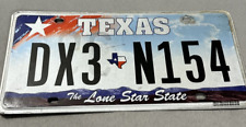 Texas License Plate TX 2011 Lone Star State Colorful Clouds Vehicle Car DX3 N154 picture