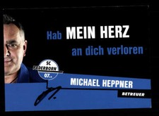 Michael Heppner autograph card SC Paderborn 2013-14 original signed picture