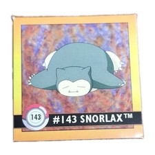 Artbox Pokémon Snorlax #143 Artbox Pokémon Sticker Series Trading Card 1999 picture