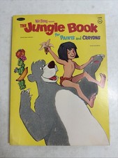 Vintage Walt Disney Jungle Coloring Book 1967 picture