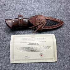 Bobcat BC-100 Predator Hunter Steel Collectable Knife with Sheath picture