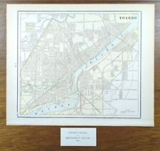 Vintage 1902 TOLEDO OHIO Map 14