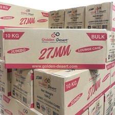Golden Desert Jumbo 27MM Hookah Charcoal Cubes 10KG Bulk Lounge Case picture