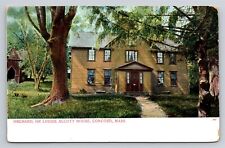 Concord MA Louise Louisa May Alcott Orchard House Old Vtg Postcard View 1900s picture