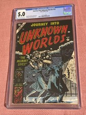 Journey Into Unknown Worlds #24, CGC 5.0, Atlas Comics, 1954 picture