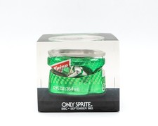 Rare 1983 BBC Only Sprite Crushed 7-Up Can Acrylic Paperweight picture