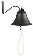 Upstreet Outdoor Bell & Indoor Dinner Bell/Made of Black Large Bell, Cast Iron picture