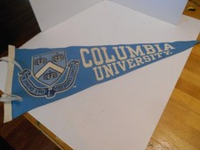 columbia university felt flag pennant banner 29.5