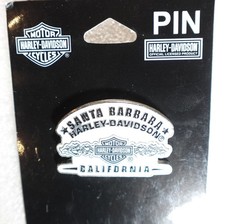 Santa Barbara Harley-Davidson Pinback Button California 2008 Global Products picture