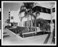 Exterior view of NBC Studios California Old Photo picture
