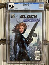 BLACK WIDOW 1 CGC 9.6 GORGEOUS GREG LAND COVER MARVEL KNIGHTS MARVEL COMICS 2004 picture