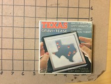 Original Vintage Puzzle: TEXAS GRAVI-TEASE -- SEALED just add water -- 1980 picture