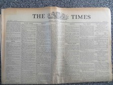 Historic Newspaper - The Times Year / Date of Birth 1933 picture
