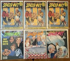 (6) Cracked Spaced Out Sci-Fi Humor Magazines Star Trek Parody Issues VG+ B8#15 picture