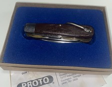 Vintage Collectable PROTO TOOLS 3- Blade ELECTRICIANS Knife 18535  Made In USA picture