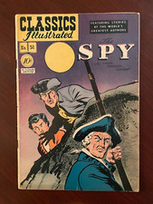Classics Illustrated #51 (HRN 51) The Spy by James Fenimore Cooper 4.0 VG picture