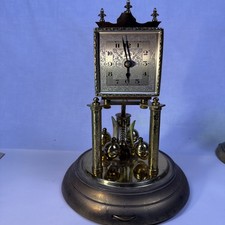 Schatz Model 49 400 Day Anniversary Clock w/ Key & Manual – As Is - Germany picture