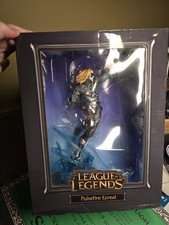 NEW SEALED League Of Legends PULSEFIRE EZREAL Metallic Silver Figure 2013 Worlds picture