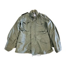 VINTAGE US ARMY COLD WEATHER COAT WITH LINER DSA100-74-C-1596 WINFIELD MFG SMALL picture