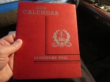 1955 BRANSOME HALL SCHOOL FOR GIRLS YEARBOOK BOOKLET  BBA23C picture
