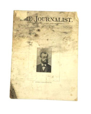 Antique Newspaper Magazine The Journalist July 1891 picture