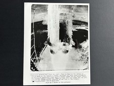 1969 NASA AP Wire Photo Apollo 11 Saturn V Rocket Launch Away Press Photo picture