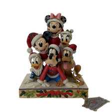 Jim Shore-Disney Traditions-Piled High With Holiday Cheer #6007063  picture