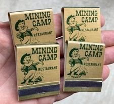 Mining Camp Restaurant Trading Post Unstruck Matchbooks Apache Junction Arizona picture