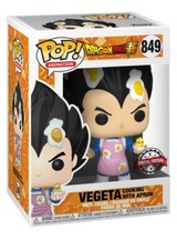 Funko Pop Dragon Ball Z #849 Vegeta Cooking Eggs Apron Hot Topic +protector  picture