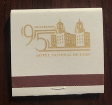 Hotel Nacional De Cuba 95th Anniversary Matchbook picture