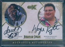 Jurassic Park CZX ( SLK-WK ) Jackson / Knight Dual  Autograph Card [ 1/10 ] picture
