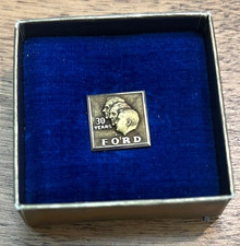 Ford Motor Company 30 Year Employee Service Award Pin with Box 10K Gold picture