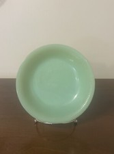 Vintage Anchor Hocking Fire King Jadeite Jane Ray 7.5” Soup Coupe Bowl picture