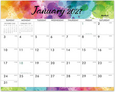 Magnetic Calendar 2027 for Fridge, 18 Months Calendar Jul.2026-Dec.2027 picture