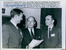 1967 Atty Gen Ramsey Clark Addresses National Conference Crime Con Wirephoto 7x9 picture