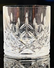 Royal Doulton Crystal Cicant Canterbury Double Old Fashion Whisky Glass Retired picture