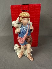 Fitz & Floyd Classics Nativity Shepherd Boy Figurine 19/211 Mint Conditon w/ Box picture