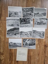 Vintage 1940-50's  Photos Of International Harvester Tractors Construction Work picture