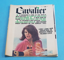 Vtg Apr 1964 Cavalier Men's Gentleman Interest Pinup Girls Girlie Magazine (A4) picture